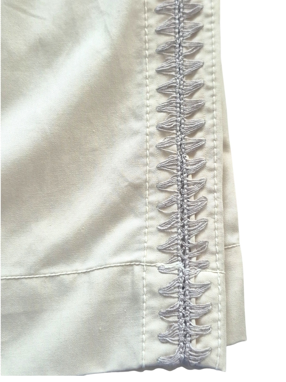 Anthropologie Pleated Embroidered Trousers Sz M - Picture 8 of 9